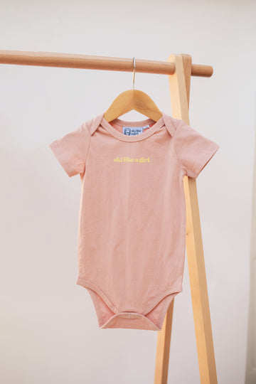 Baby Ski Like a Girl Onesie