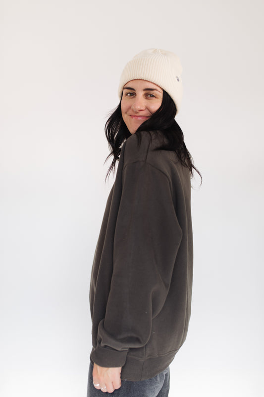 Ski Like a Girl Classic Crew - Woods