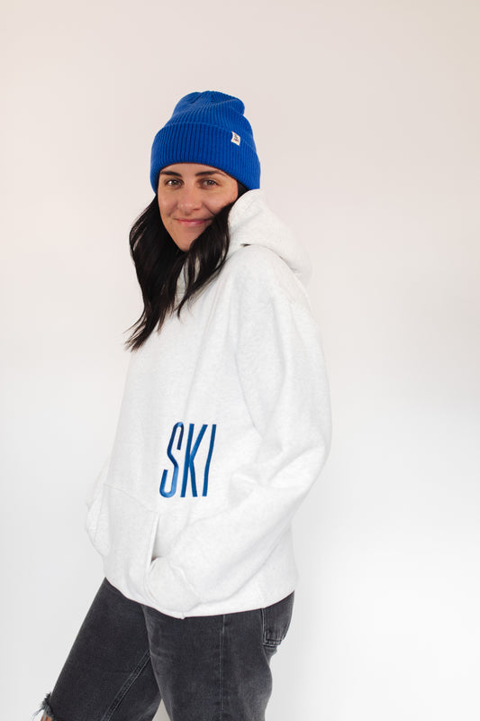Ski Manifesto Hoodie - Heather Grey