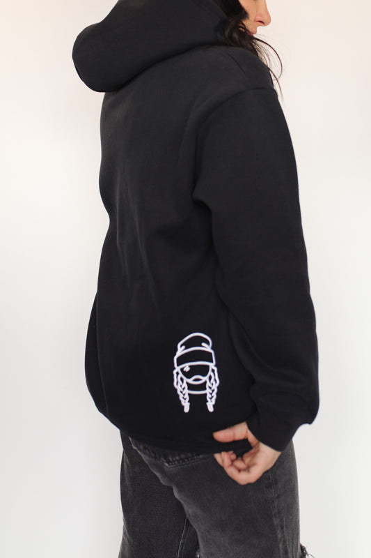 Ski Like a Girl Classic Hoodie - Black