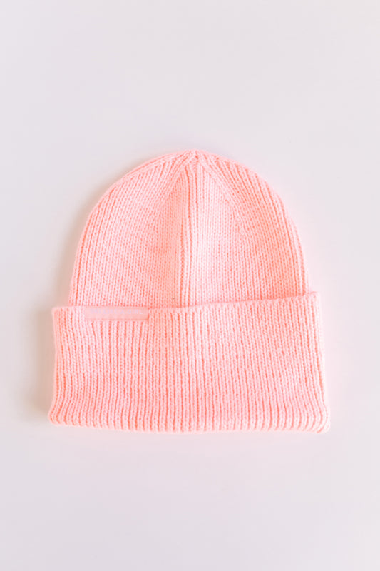 High Cuff Beanie – Pink