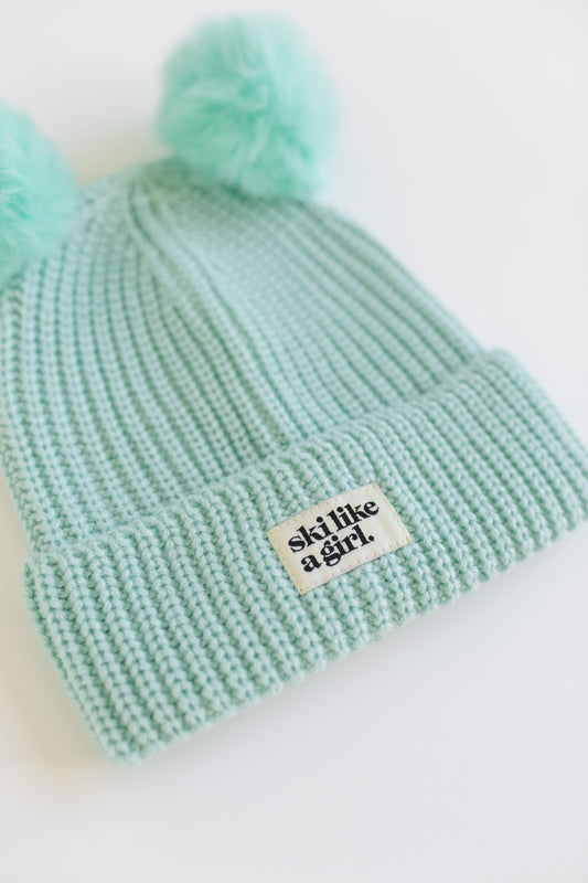 Youth Powder Cub Beanie – Arctic