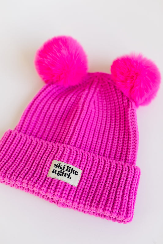 Toddler Powder Cub Beanie – Punch