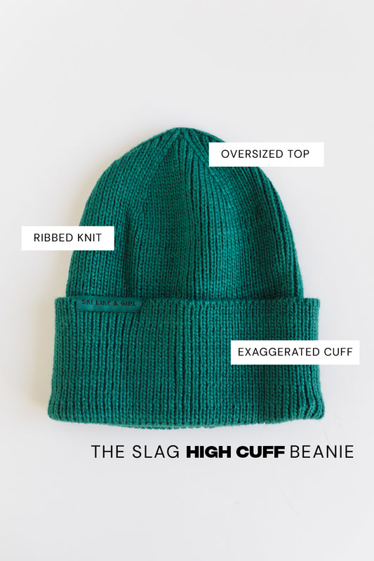 High Cuff Beanie – Teal