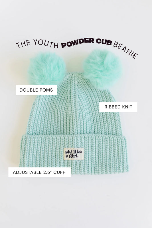 Youth Powder Cub Beanie – Arctic