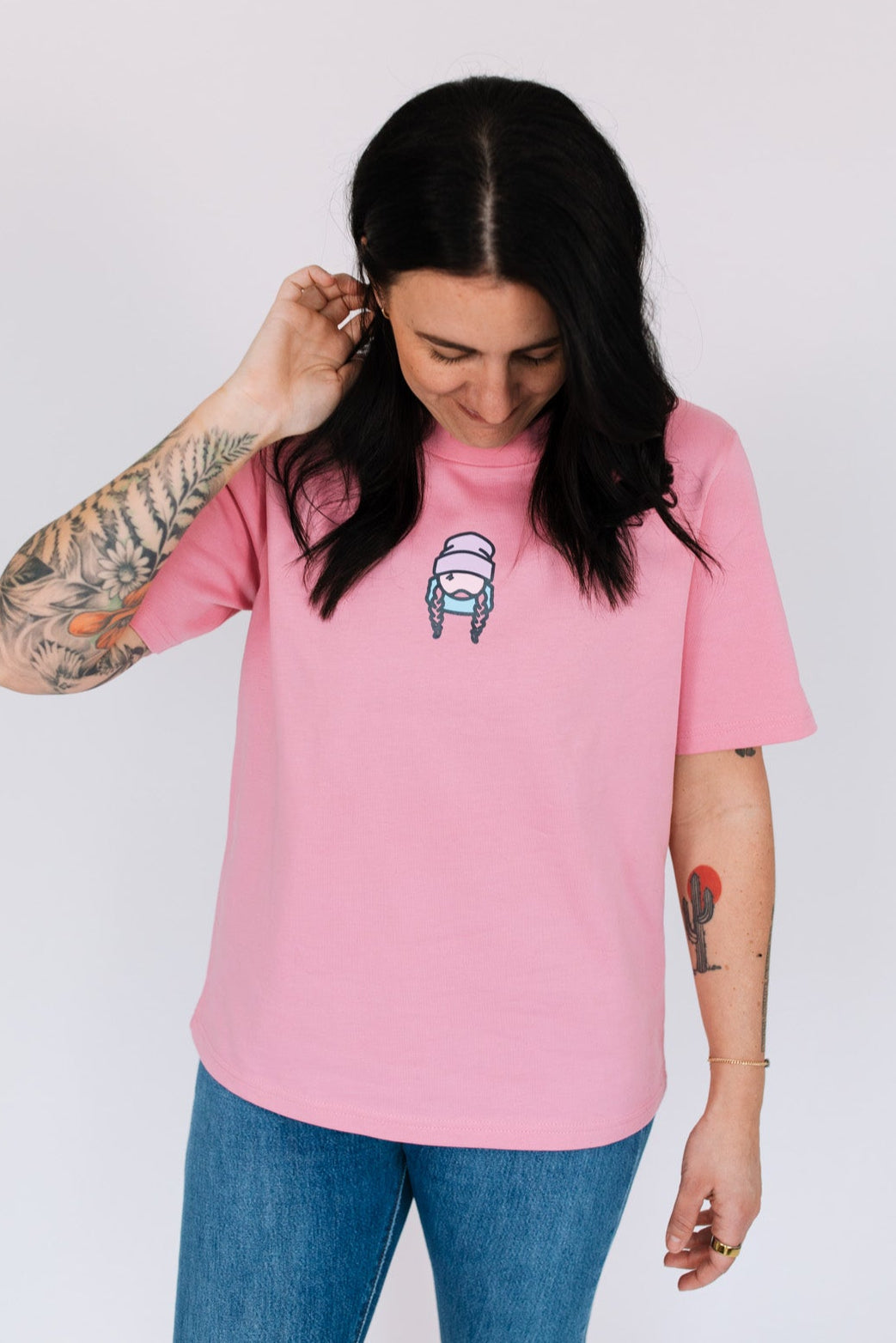 Shred Like a Girl Pink Tee