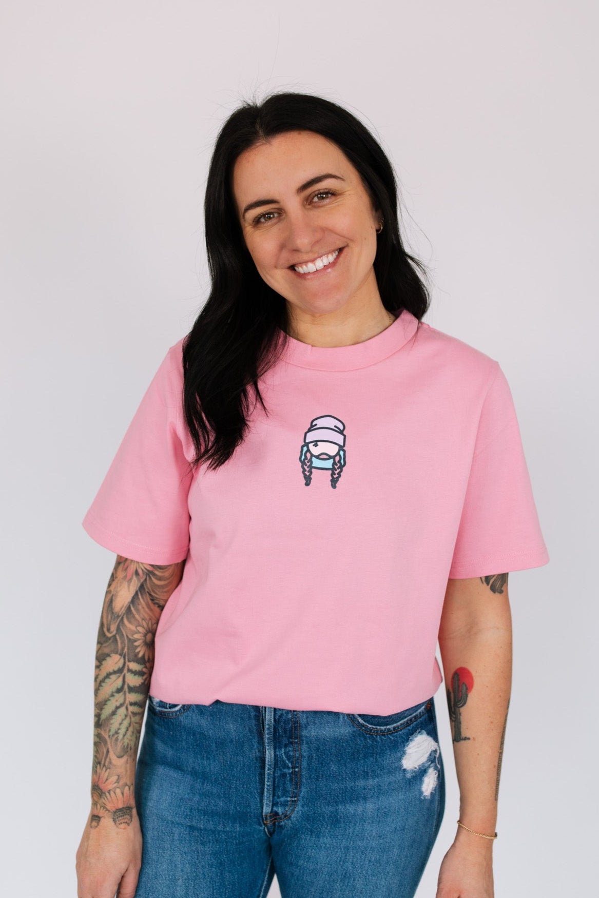 Shred Like a Girl Pink Tee