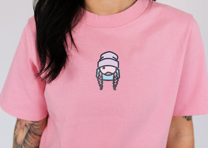 Shred Like a Girl Pink Tee