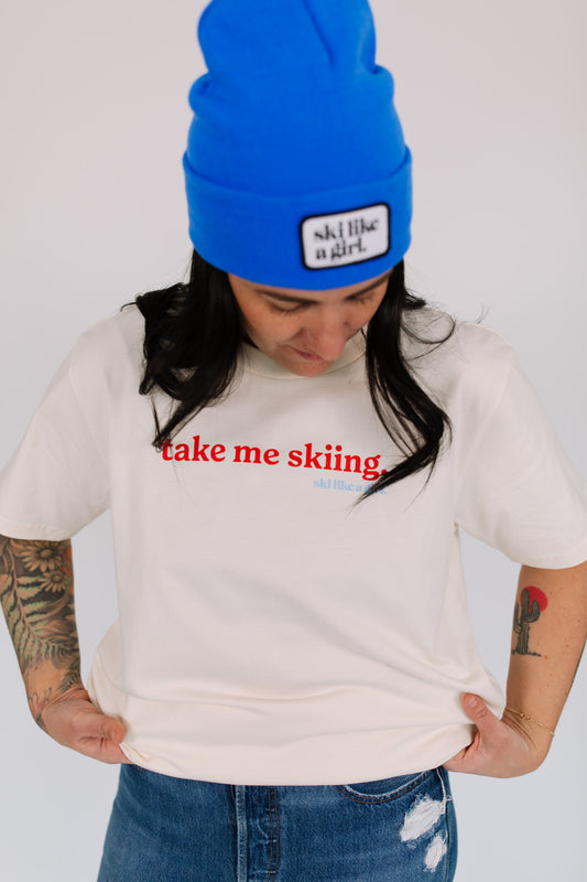 Take Me Skiing Tee – Pop-up Leftover