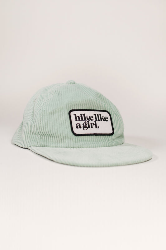 Hike Like a Girl Classic 5 Panel - Seafoam