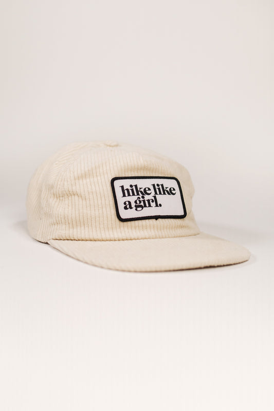 Hike Like a Girl Classic 5 Panel - Powder