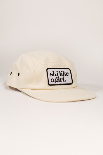 Ski Like a Girl Canvas Classic 5 Panel