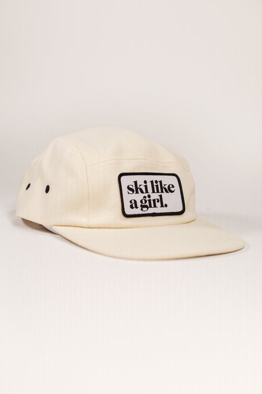 Ski Like a Girl Canvas Classic 5 Panel