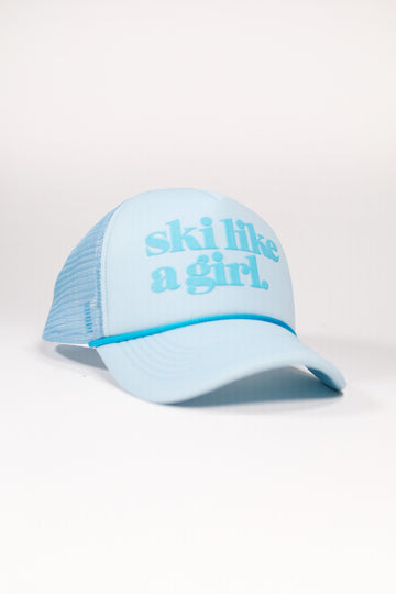 Ski Like a Girl Trucker – Sky