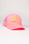Flamingo Take Me Skiing Trucker Hat