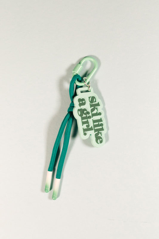 Ski Glacier Bag Charm