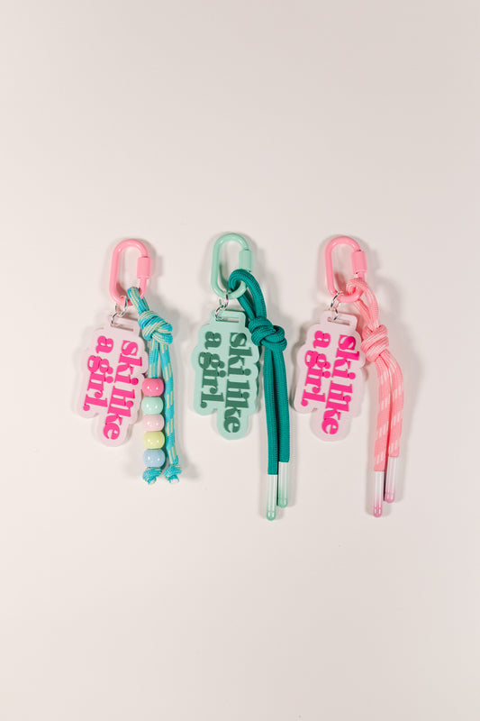 Ski Glacier Bag Charm