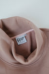 Like a Girl Mock Neck Fleece Sweater