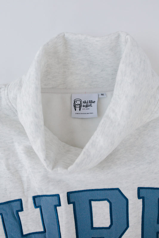 *PREORDER* Shred Mock Neck Fleece Sweater