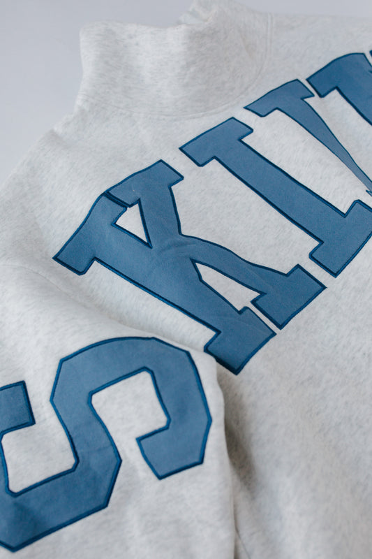*PREORDER* SKIING Mock Neck Fleece Sweater