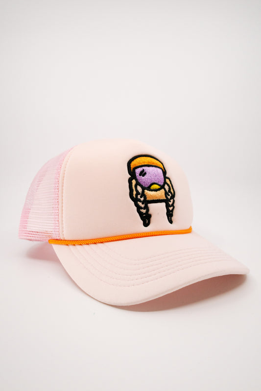 Sendy Trucker Hat – Pink