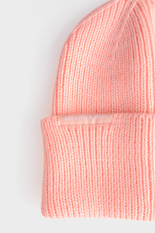 High Cuff Beanie – Pink