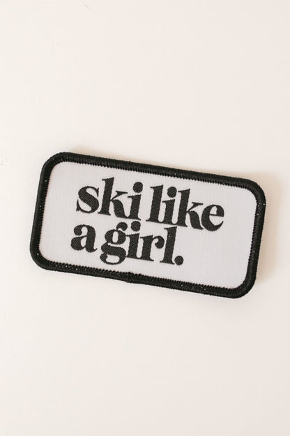 Ski Like a Girl Patch