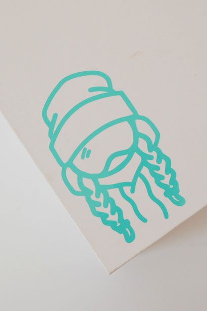 Sendy Beanie Transfer Sticker – Aqua