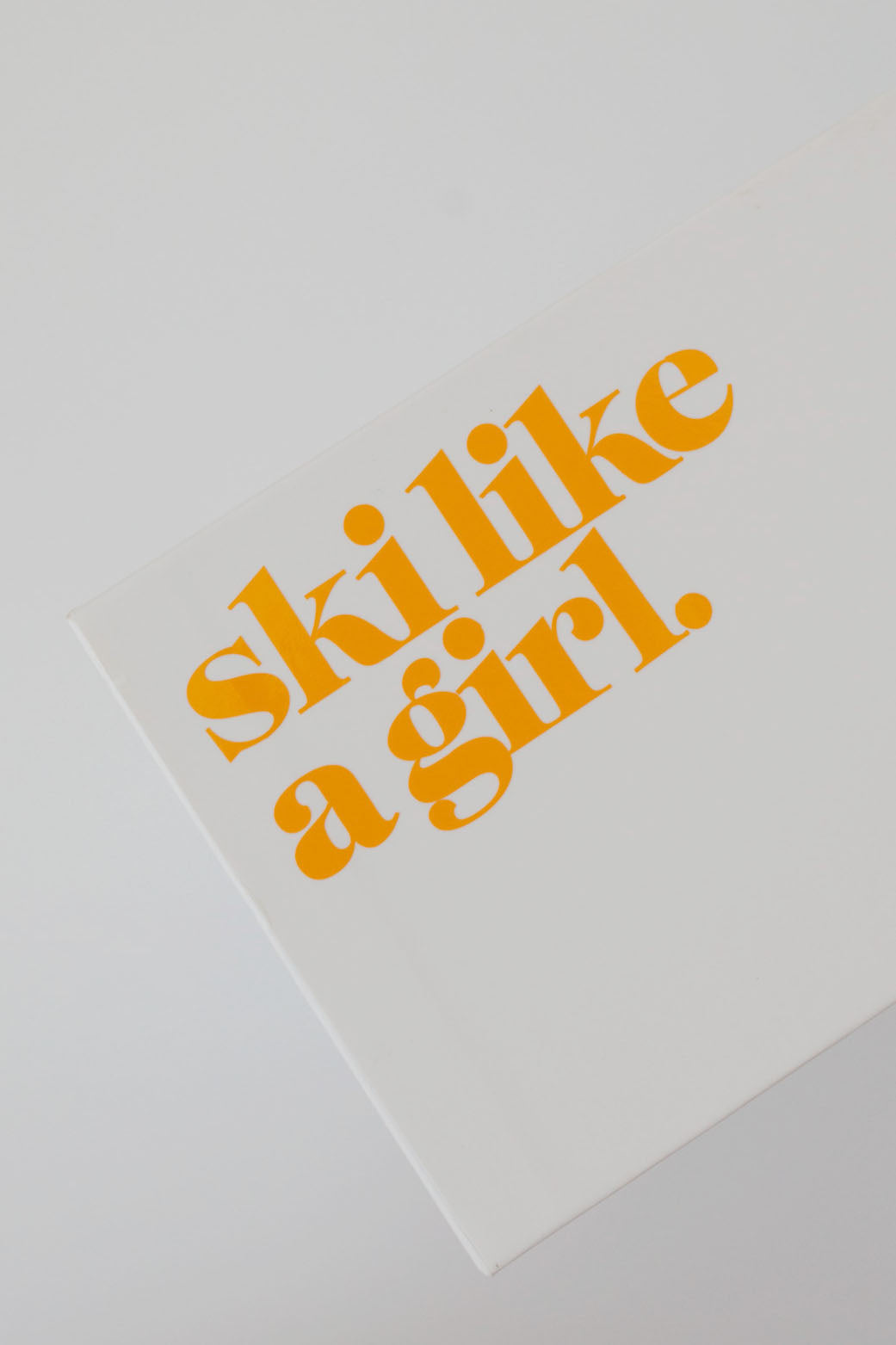 Ski Like a Girl Transfer Sticker – Mango