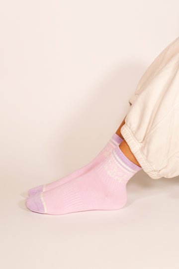 Bike Like a Girl Socks – Lilac