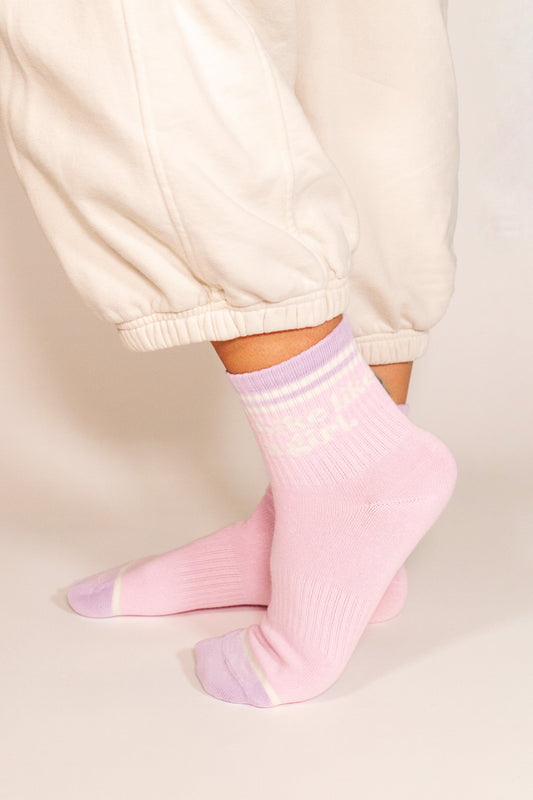 Bike Like a Girl Socks – Lilac