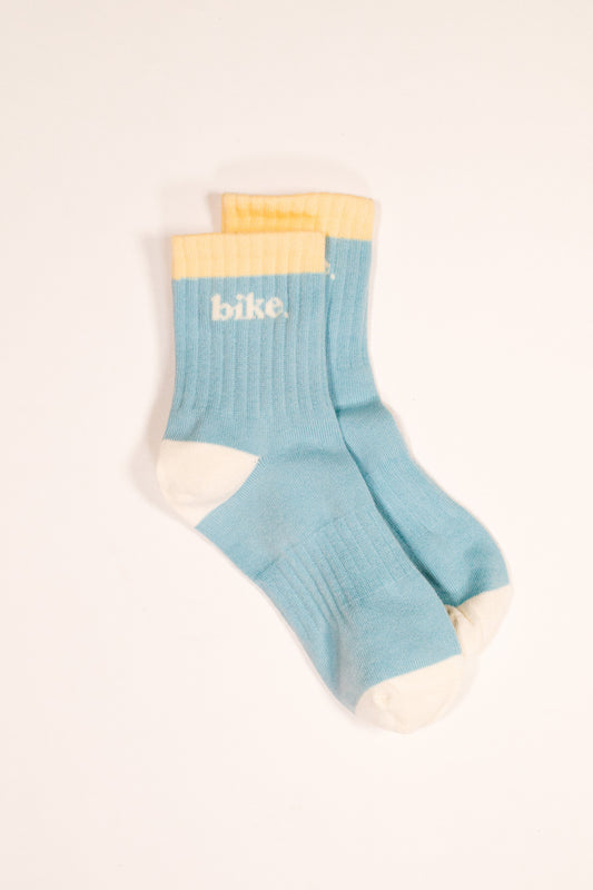Yeah I Bike Socks – Blue