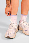 Ski Like a Girl Socks – Lilac