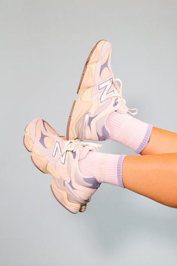 Ski Like a Girl Socks – Lilac