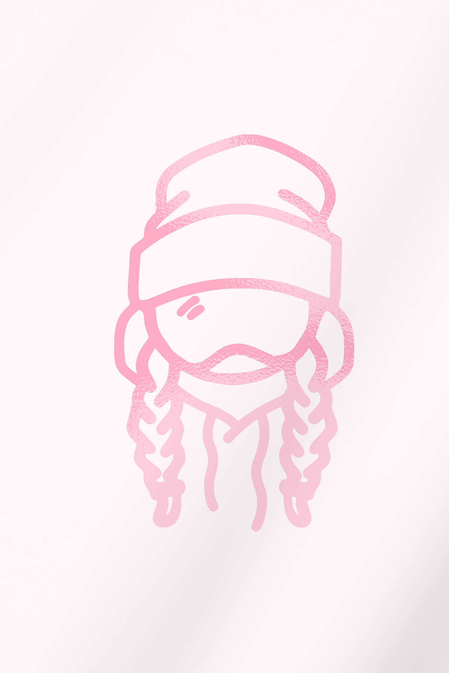 Sendy Beanie Transfer Sticker – Pink