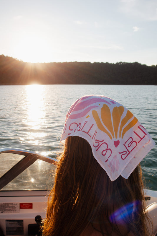 Pink Summer · Waiting on Winter Bandana