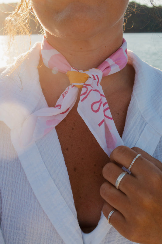 Pink Summer · Waiting on Winter Bandana