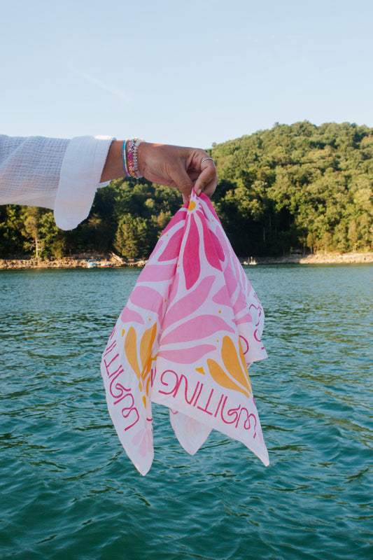 Pink Summer · Waiting on Winter Bandana