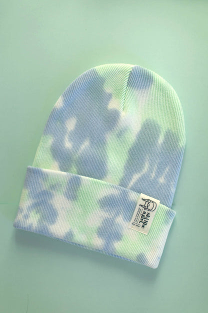 Earth Tie-Dye Beanie with Tag