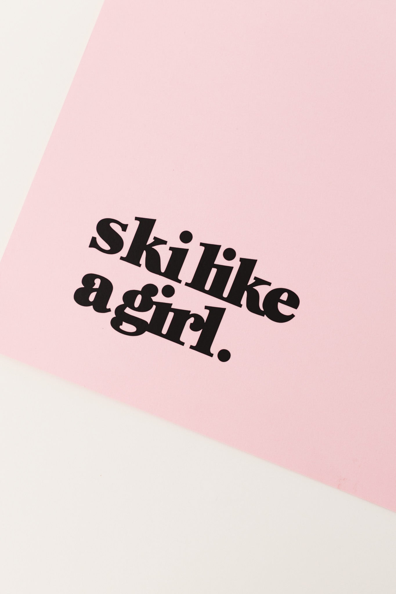 Ski Like A Girl Sticker Let it Snow | Ski Like A Girl