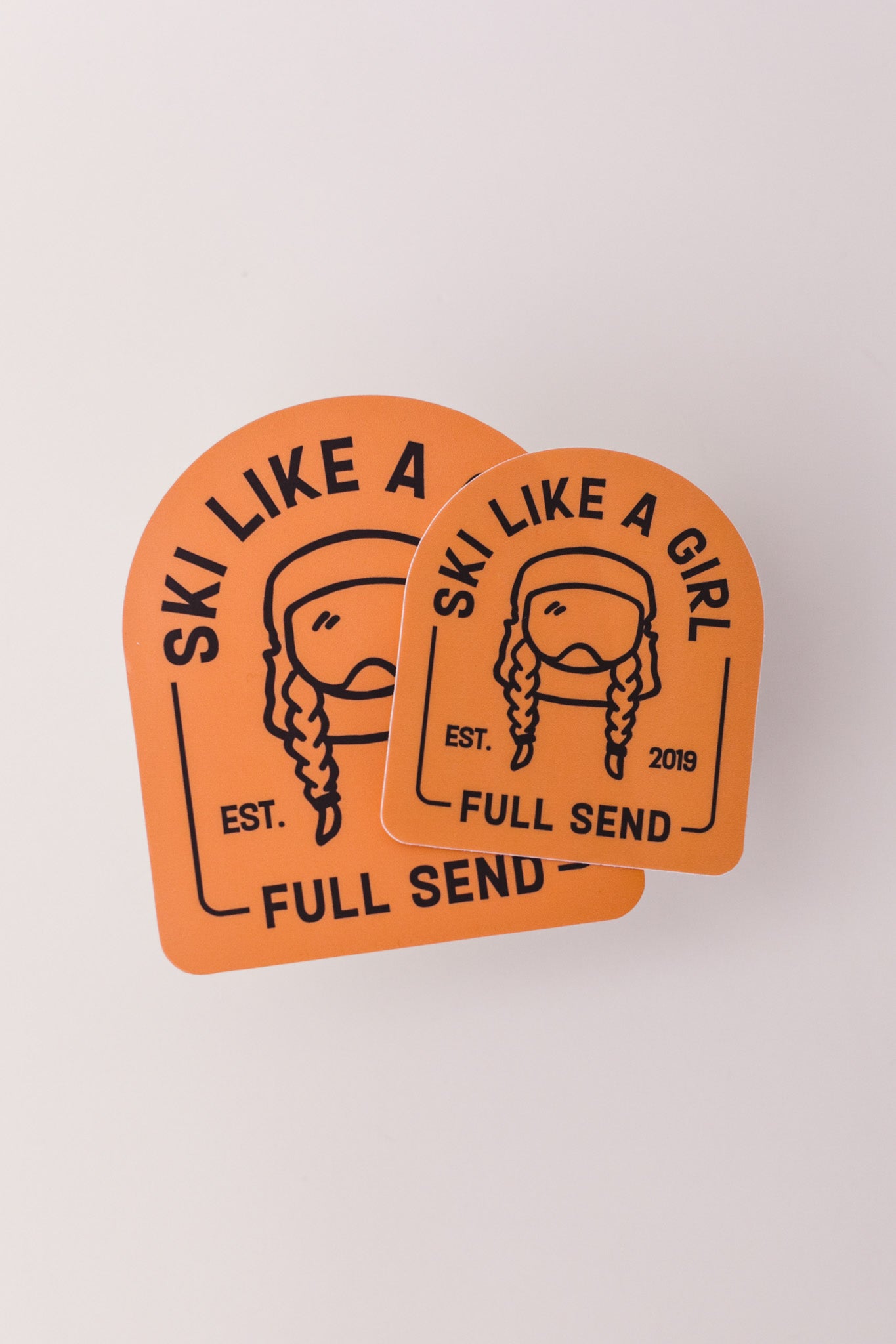 Full Send Arch Sticker – Orange