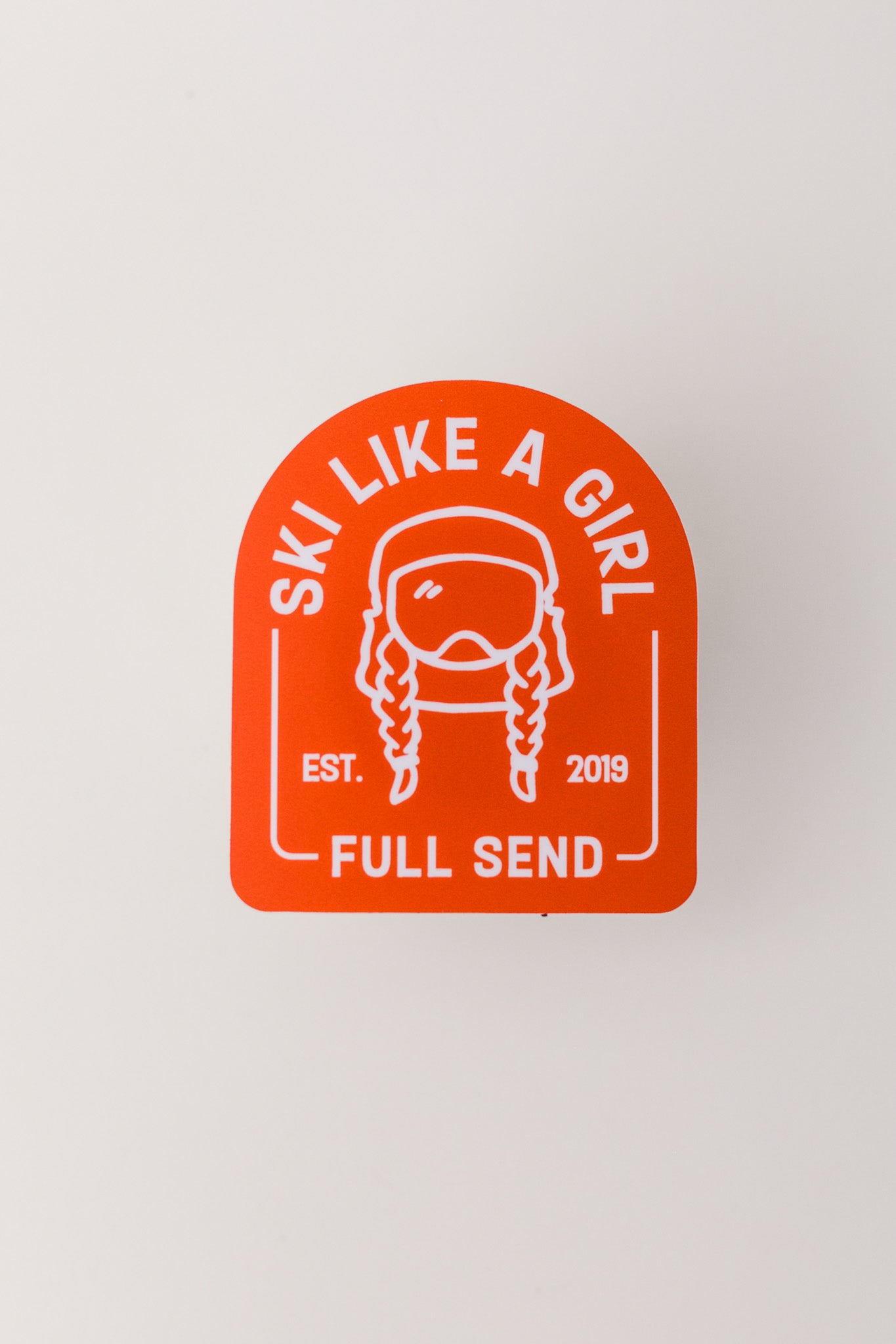 Full Send Arch Sticker – Poppy