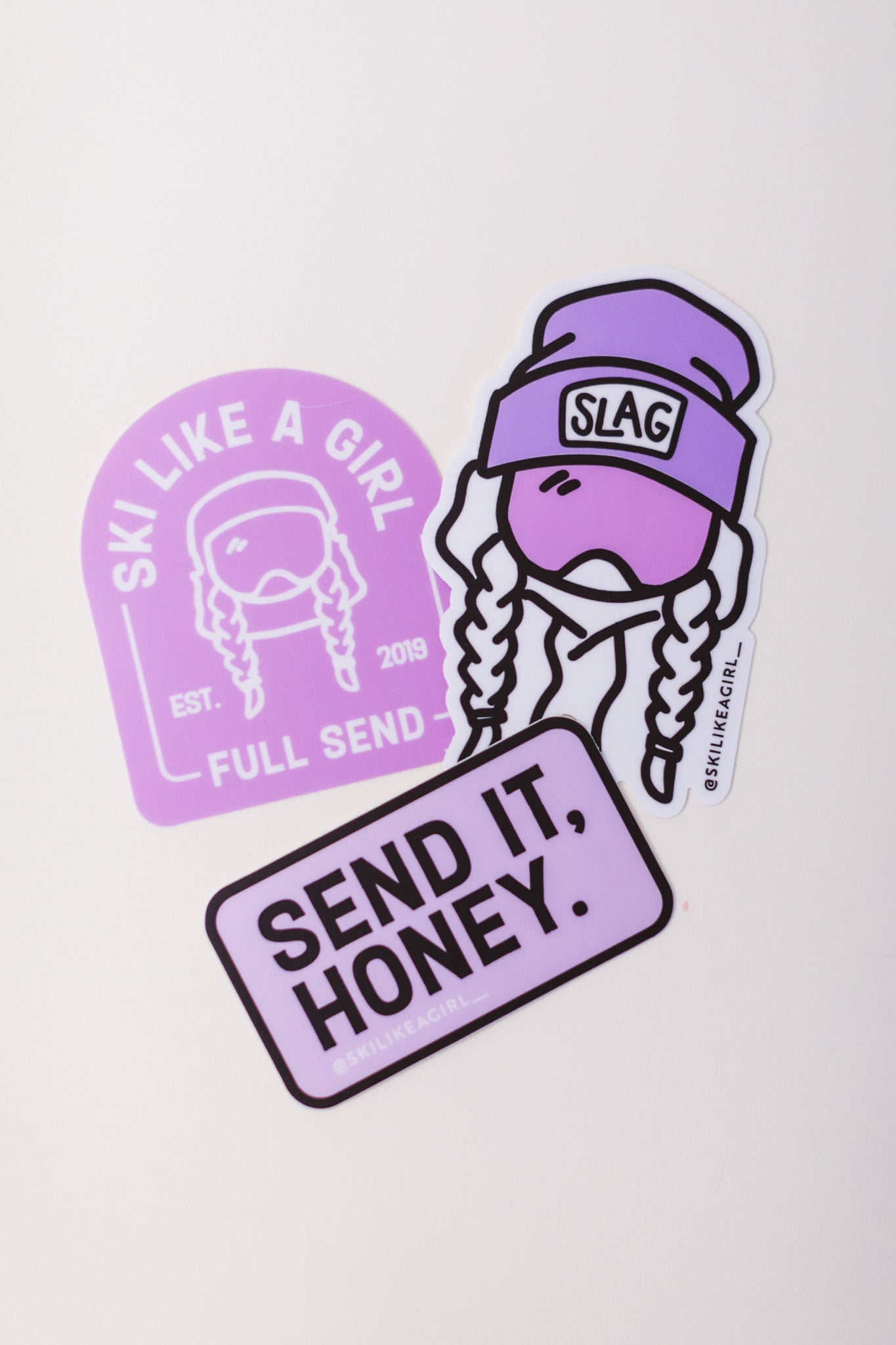 Sticker 3 Pack – Purple